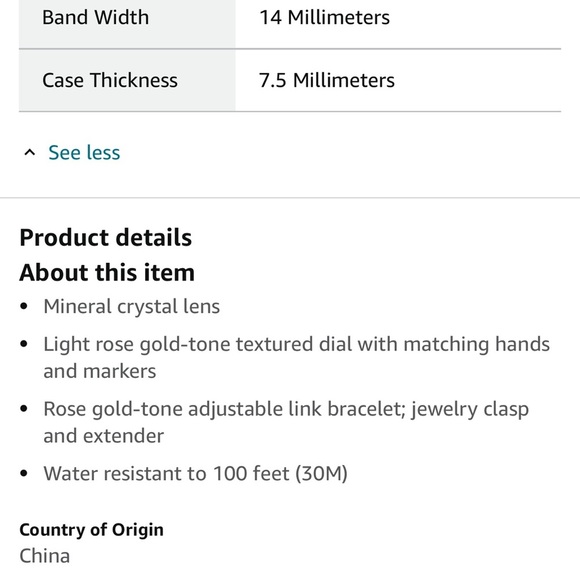 NWT Anne Klein Women’s Bracelet Watch in Rose Gold OS - Picture 11 of 13